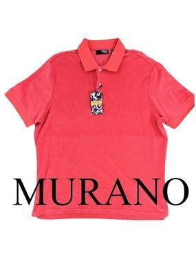 NWT $71 Men’s Murano Liquid Luxury XL Slim Fit Stretch Terry Polo